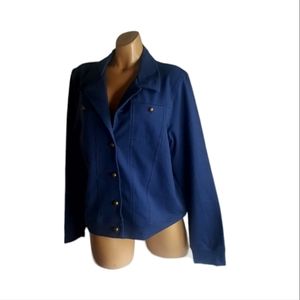 CraftWear by UM Co. Blue button front Jacket L